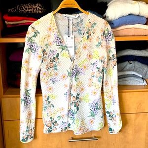 Zara floral blouse